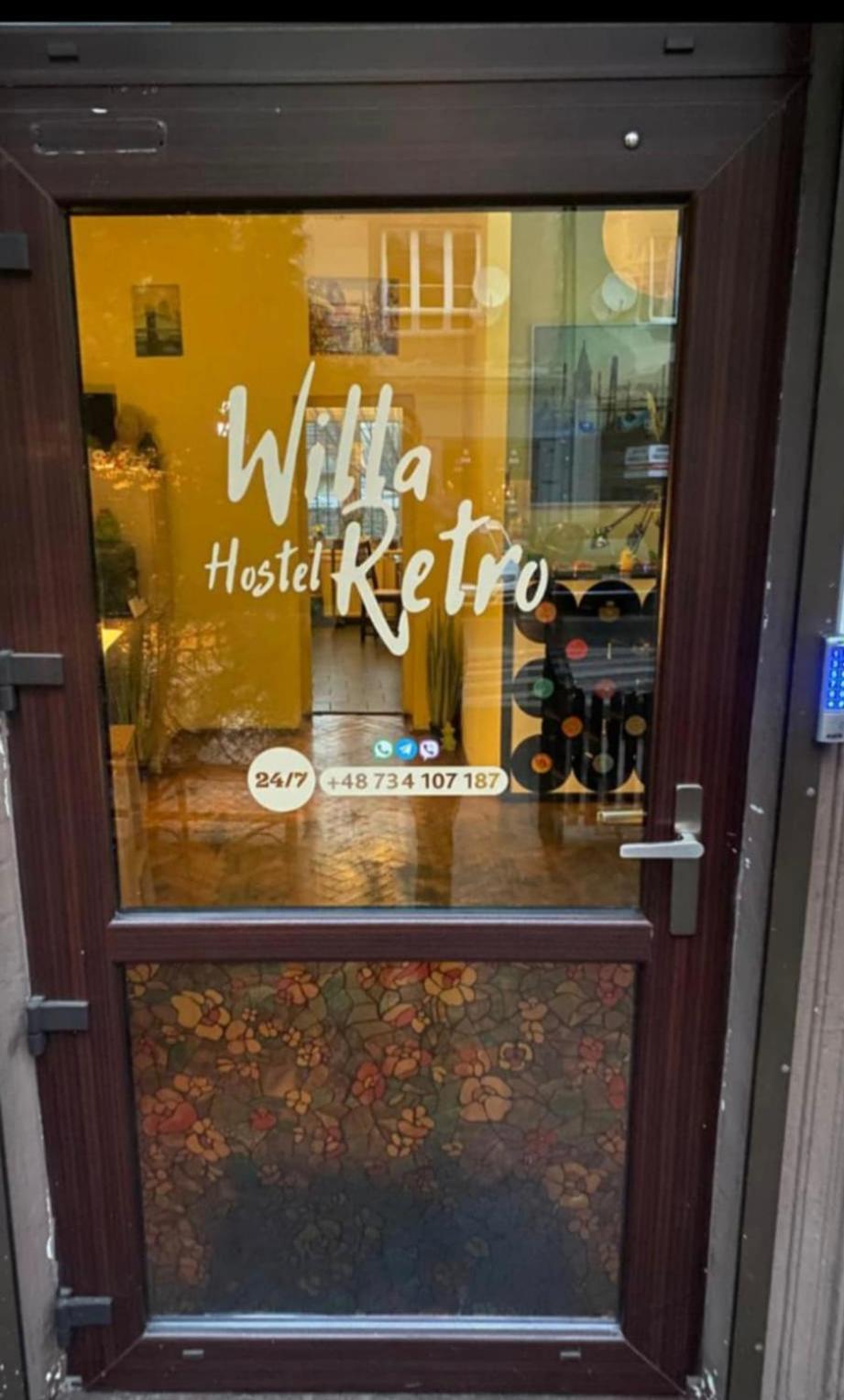 Willa Retro Hostel Krakau Exterior foto